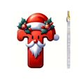 thumbnail image 1 of Adorno navideño con 26 letras de Avdjesfny, adornos navideños de la A a la Z, letras decorativas colgantes para árbol de Navidad., 1 of 7