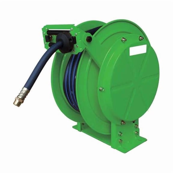SPEEDAIRE 31XG63 1/2" x 75 ft. Spring Return Hose Reel with Hose 300 psi