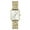 Gold - White, variant on Ladies Harmony Gold Sunray Dial Mesh Watch