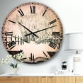 thumbnail image 3 of Designart 'Winter Wonderland' Traditional wall clock, 3 of 3
