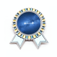 thumbnail image 1 of Armonía, belleza, fortuna. Insignia broche Medalla ganadora, 1 of 3