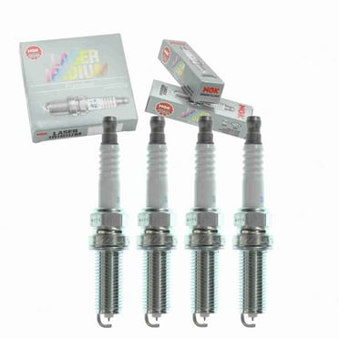 4 pc NGK 94124 Laser Iridium Spark Plugs for 4711 9683 B2401-HA00F IXEH20TT PE5R-18-110 PE5R18110 Ignition Wire Secondary Fits select: 2013-2023 MAZDA CX-5, 2012-2022 MAZDA 3