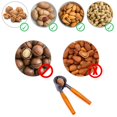 thumbnail image 4 of Abridor de alicates Nutcracker Anwenk, resistente, para pacanas y nueces, 4 of 7