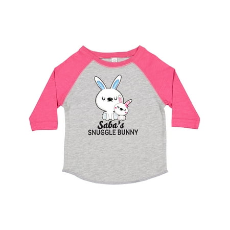 

Inktastic Sabas Snuggle Bunny Easter Gift Toddler Toddler Girl T-Shirt