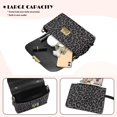 thumbnail image 4 of Pzuqiu Leopard Print Women Leather Crossbody Bag Lightness Craftsmanship Quilted Crossbody Purse for Women with Chain Strap Functional for Party and Special Occasions, 4 of 7