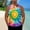 Light Blue, variant on Men's Tank Top Tie Dye Graphic Sleeveless Beach Shirts Crew Neck Pullover Blouse for Vacation Gym Running Workout Army Green XL