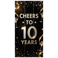 thumbnail image 5 of Celebrate 10 Years Anniversary Banner Cheers Party Backdrop Background Decorations Event Supplies Photography Props Decors, 5 of 7