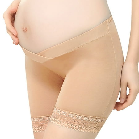 

Fragarn Maternity High Waist Flat Edge Comfy Soft Panties Underwear