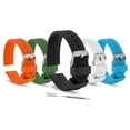 thumbnail image 4 of Silicone Rubber Watch Band - Waterproof, Silicone & Rubber, Includes Spring Bar & Tool Set - Perfect for Active Wear (20mm, Black), 4 of 8
