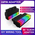 thumbnail image 4 of Conector de Alimentación ATX 24 Pines Bsvklp 90 Grados 9 LED Aura Sync, 4 of 9