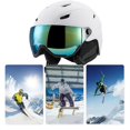 thumbnail image 2 of Ski Helmet With Ski Goggles, Snowboard Helmet And 2-in-1 Visor Goggles Set, 2 of 5