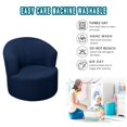 thumbnail image 6 of ZZYuan Sofa Covers Clearance Round Club Swivel Barrel Chair Cover Modern Accent Round Club Armchair Slipcover Soft Stretch Chair Covers for Living Room Couch Covers, 6 of 7