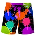 thumbnail image 1 of WILLBEST Conjunto de Camiseta y Pantalones Cortos de Verano para Hombre, Dos Piezas, Informal, con Estampado de Letras, Manga Corta, Cuello Redondo, Camiseta y Pantalones Cortos, 1 of 3