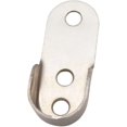 thumbnail image 1 of Support de Tringle de Garde-Robe 10 Pcs Support Ovale de Garde-Robe en Acier Chromé pour Tringle à Rideaux, Barre de Garde-Robe, Porte-Manteau, 1 of 5