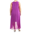 thumbnail image 2 of Women's Plus Size Sleeveless Chiffon Flyaway Dress, 2 of 4