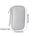 thumbnail image 2 of FastXmas Electronic Organizer, Portable Travel Cable Storage Pouch with Dividers, Electronic Accessories Carry Case Waterproof All-in-One Small Item Storage Bag for Cord Charger Earphone Power Bank, 2 of 6