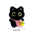 thumbnail image 3 of Sulgyt Cat Keychain, Bag Charm Decoraion, Plush Gifts for Handbags Backpacks Purse Keychain Accessories Charm Cat Lover Gifts (K), 3 of 6