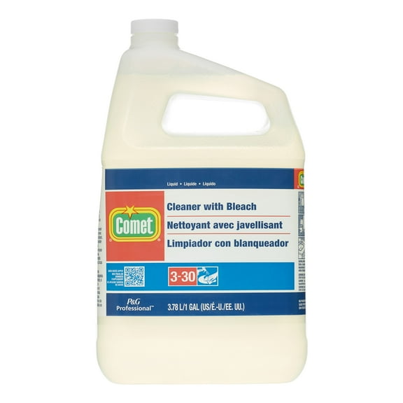 Cleaner With Bleach, Liquid, One Gallon Bottle | Bundle of 5 Each