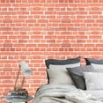 thumbnail image 3 of Arthome Red Peel and Stick Brick Wallpaper 17'' x 240'', 3 of 7