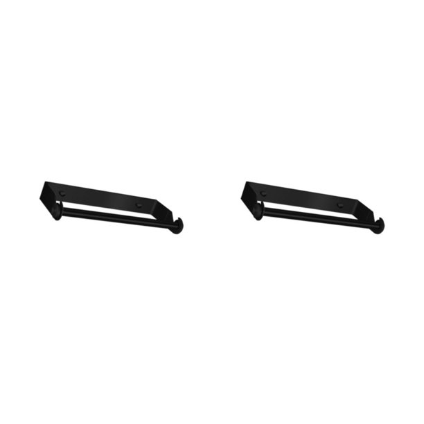 Matsuzay Paper Towel Holder Wall Mount Toilet Towel Rack Hanger Paper Roll 2piezas Negro