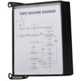 thumbnail image 1 of Tarifold  PRO Wall Display Unit with 10 Display Pockets, Black - 20 Sheet, 1 of 1