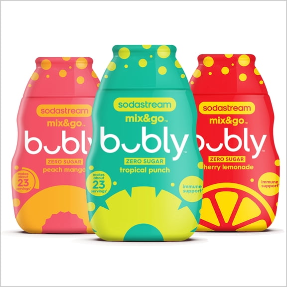 sodastream bubly Mix&Go Variety Drink Mix, 3pk