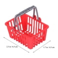 thumbnail image 2 of DRAFIDEEP 12 Pcs Accessoires de Maison de Poupée en Plastique Mini Design Rouge, 2 of 6