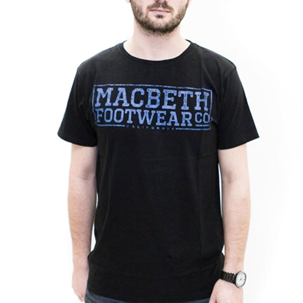 Macbeth Embossed Black T Shirt Walmart