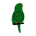 thumbnail image 1 of Reloj de pared con diseño de animales, decorativo, con cola meneando, de dibujos animados, elegante reloj para habitación de niños. Verde, 1 of 9