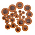 thumbnail image 1 of 25Pcs Altos Saxophone Pad Saxophone Pads Sax Leather Pad Replacement for Saxophone Part Performances Playing Accessories, 1 of 4