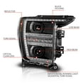 thumbnail image 4 of ANZO 21-23 Ford F-150 LED Projector Headlight Passenger Side with Switchback & Sequential Turn Signal, Black Housing, 4 of 6