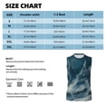 thumbnail image 4 of Kdxio Mysterious Moonlit Mountains for Men's Muscle T-shirt,Sleeveless for Workout Running Athletic Gym Lounge Casual, 4 of 5