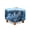 Blue Marble Print, variant on SCRAWLGOD Marble Print Cyan Blue Ottoman Cover Stretch Square Ottoman Slipcovers Square Thick Ottomans Covers Slipcover for Ottomans Soft Foot Stool Cover with Elastic Bottom