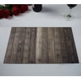 thumbnail image 2 of EREHome Set de 2 Sets de Table en Bois Brun Foncé 12x18 Pouces, 2 of 2