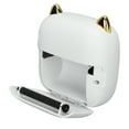 thumbnail image 4 of Mini impresora fotográfica inalámbrica portátil sin tinta adhesiva recargable 200DPI impresora térmica de alta resolución Bluetooth blanca, 4 of 14