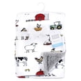 thumbnail image 2 of Manta de Peluche Unisex Hudson Baby con Diseño de Granja 76x102 cm, 2 of 2