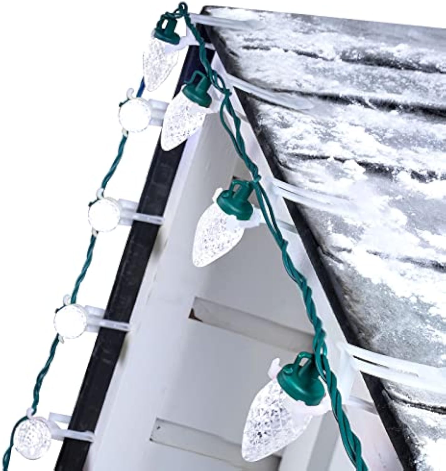 Wick's Outdoor Living LED C9 Pure White String Lights, 34 Ft, 50 Count