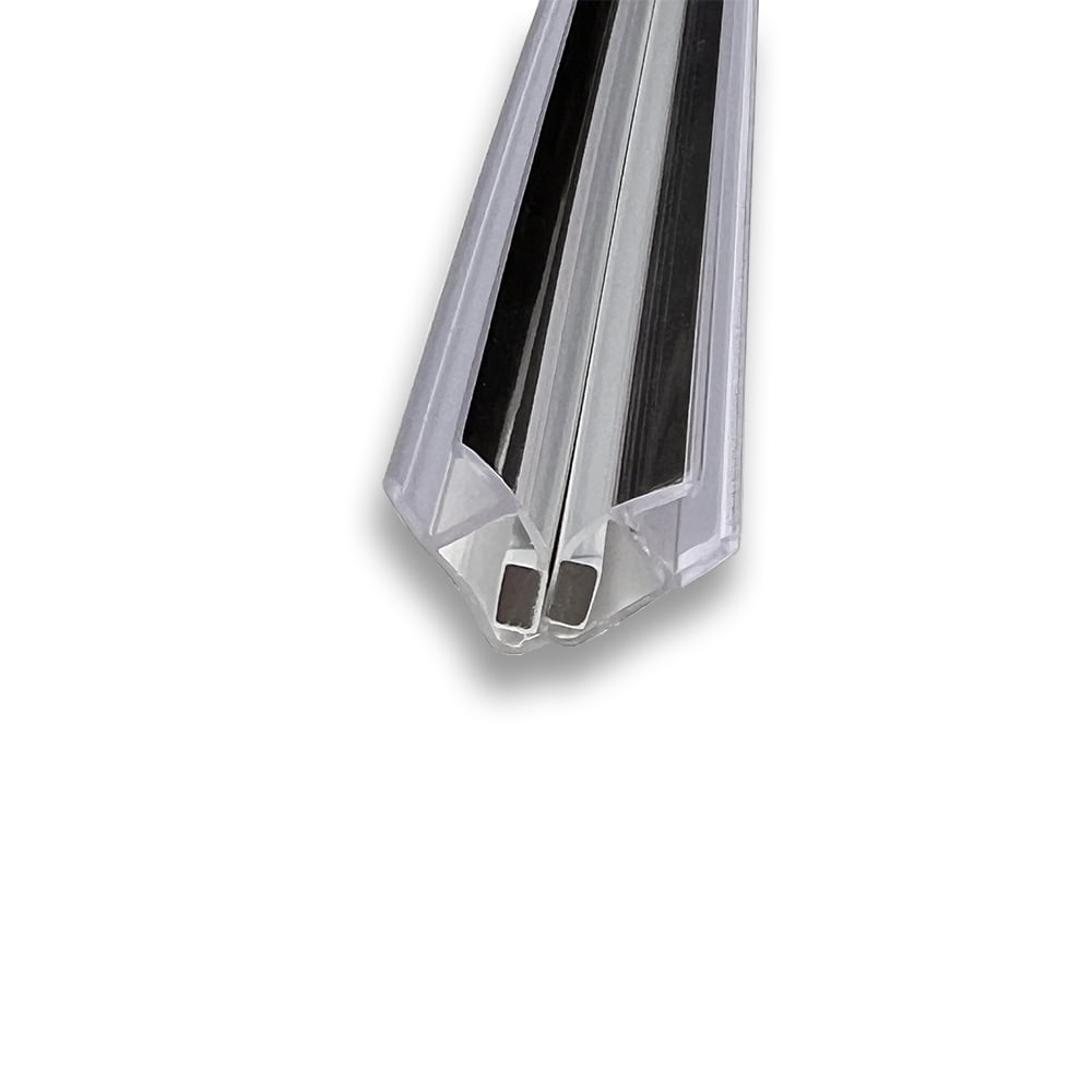 Gordon Glass® Universal 45 Degree Shower Door Seal with Chrome
