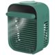thumbnail image 1 of Enfriador de aire personal, mini ventilador portátil, ventilador de escritorio con pantalla táctil, 3 velocidades de ventilador para dormitorio, oficina, verde, 1 of 5