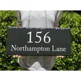 thumbnail image 5 of Beautifully Handcrafted and Customizable Slate Home Address Plaque, 5 of 6