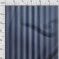 thumbnail image 2 of oneOone Georgette Viscose Navy Blue Fabric Stripes Quilting Supplies Print Sewing Fabric By The Yard 42 Inch Wide-8PW, 2 of 4