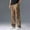#Brown, variant on Men's Cargo Pants，Casual Cotton Lightweight，Relaxed Fit Stretch Elastic Waist Work Pants,Army Green,Big and Tall Men XXXXL