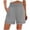 *Gray, variant on VBVC Women's High Waisted Smocked Shorts,Cotton-Linen Rolled Cuff Shorts For Women,Ladies Lightweight Summer Beach Bottoms with Pockets,Gray,S-2XL