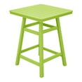 thumbnail image 3 of Costaelm Paradise 30" Square Outdoor Patio Counter High Bistro Bar Table With Umbrella Hole, Lime, 3 of 9