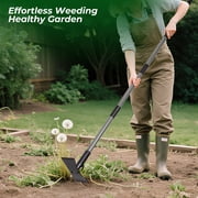 Walensee 64inch Weed Puller Tool with 7-Tines Weed Rake for Gardening, Uprooting Weeding Pull for Yard, Lawn, Patio and Garden