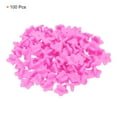 thumbnail image 3 of Uxcell Rubber Pin Backs Star Shape Lapel Pin Backing Brooch Holder Decorative Accessories Pink 100 Pack, 3 of 6