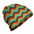 thumbnail image 1 of Chevron Unisex Beanie, Royal, Hiking Outdoors, Multicolor, by Ambesonne, 1 of 1
