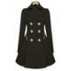 thumbnail image 1 of Abrigo de mujer, abrigo de invierno, solapas, abrigo cruzado, gabardina hasta la rodilla, chaqueta larga de invierno en forma de A, prendas de vestir exteriores, 1 of 5