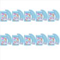 thumbnail image 1 of 1000 Piezas Bolsas HolográFicas Resellables, Bolsa de Mylar Una Prueba de Olores con Ventana Transparente para Almacenamiento de Alimentos Recuerdo de Fiesta Negocios, 1 of 5