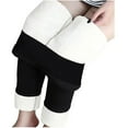 thumbnail image 4 of Leggings for Women Tummy Control Fleece Lined Leggings Women Plus Size Workout Sweatpant Slimtummy Control Yoga Pants High Waisted Thermal Warm Tights Leggings Para Mujer, 4 of 6